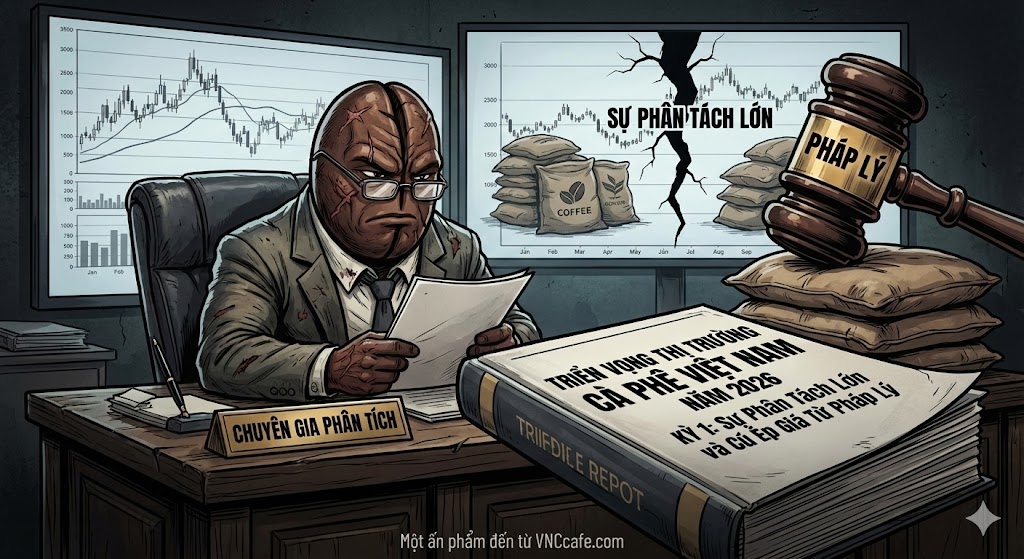 TRIỂN VỌNG THỊ TRƯỜNG CÀ PHÊ VIỆT NAM NĂM 2026 KỲ 1: Sự Phân Tách Lớn và Cú Ép Giá Từ Pháp Lý